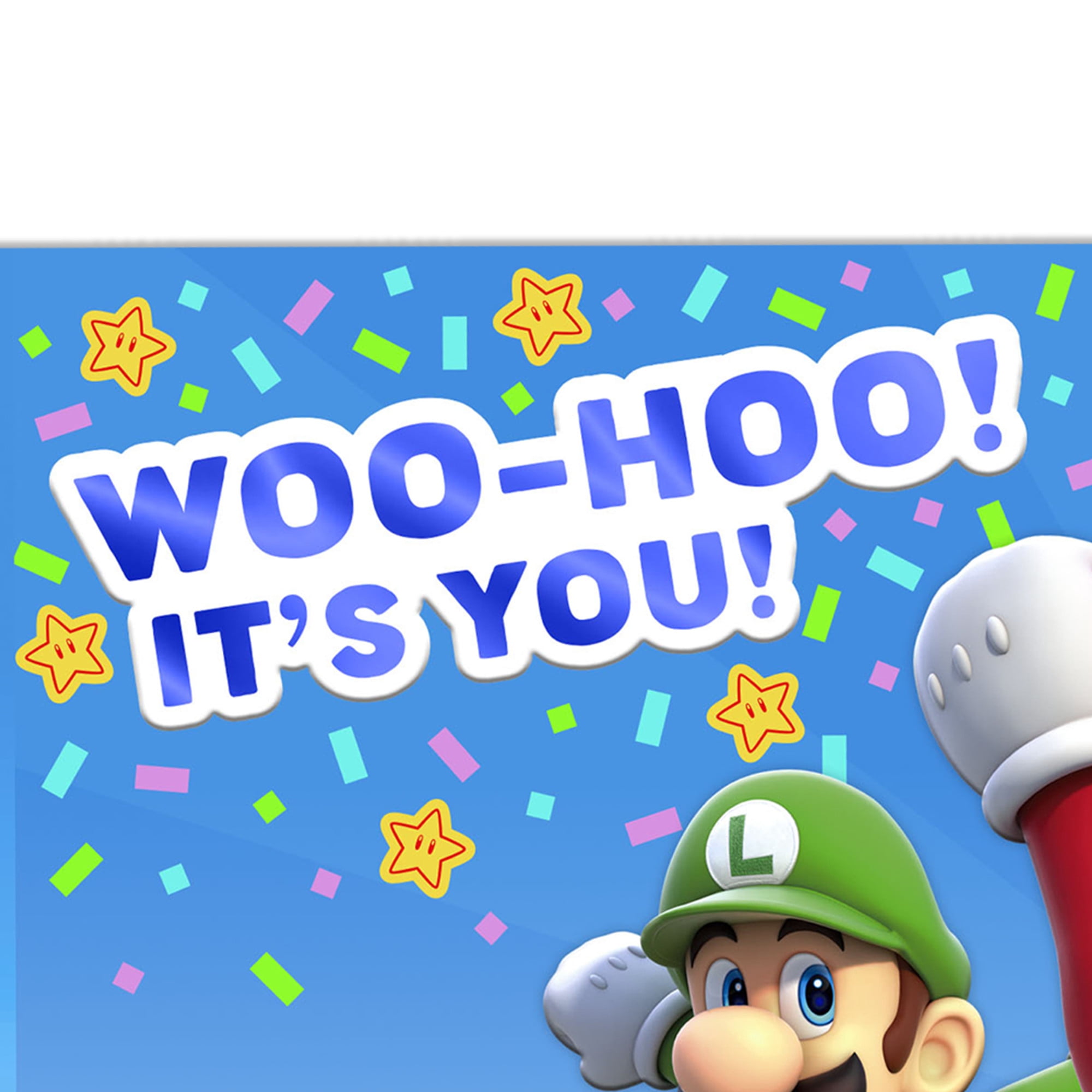 Hallmark Nintendo Super Mario Birthday Card (Yoshi New Year of Coolness)