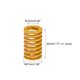 thumbnail image 2 of Troquel Resorte, 27mm OD 45mm Largo Espiral Estampado Ligera Carga Compresión Troquel Resortes para 3D Impresora Eléctrica Pieza, Amarillo Unique Bargains resortes de compresión, 2 of 5
