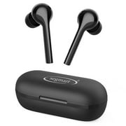 Wireless Bluetooth 5.0 Earbuds, SEGMART True Wireless Earbuds with Stereo Hi-Fi Sound, Sweatproof In-Ear Headset Wireless Earphone with Charging Case for iPhone/Android, One-Step Pairing, I8450