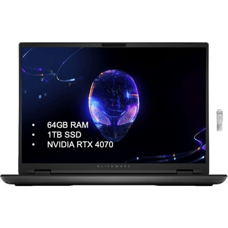 Alienware 16.0" Gaming Laptop, Intel Core Ultra 7, 64GB, 1TB SSD, Dark Metallic Moon