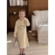 thumbnail image 4 of Vestido con capucha para niña de estilo coreano, vestido con dobladillo de encaje estampado para niños de 2 a 7 años, ropa para niños de primavera y otoño 2025, 4 of 6