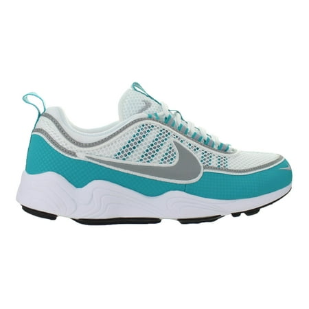 Dark Silver Air - Mens Nike Air Zoom Spiridon White Turbo Green Laser Orange Silver 8497