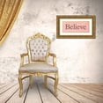 thumbnail image 3 of Marrott, Stephanie 14x8 Gold Ornate Wood Framed with Double Matting Museum Art Print Titled - Always Believe, 3 of 4
