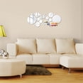 thumbnail image 1 of Dvkptbk Wall Stickers Acrylic Mirror Wall Sticker 3D Wall Sticker DIY Detachable Mirror Wall Sticker Home Decor on Clearance, 1 of 1