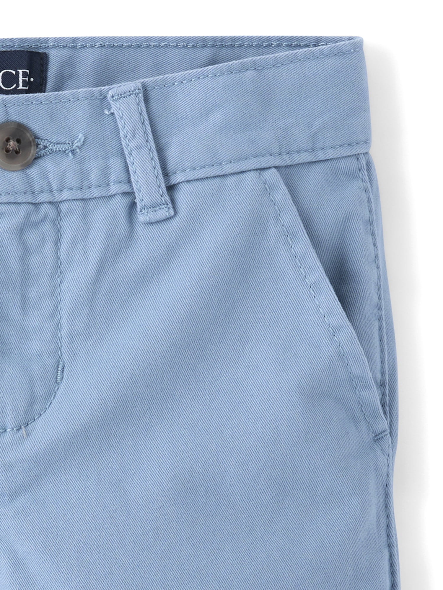 The Children's Place Boys Pull-On Solid Chino Short, Sizes 4-16