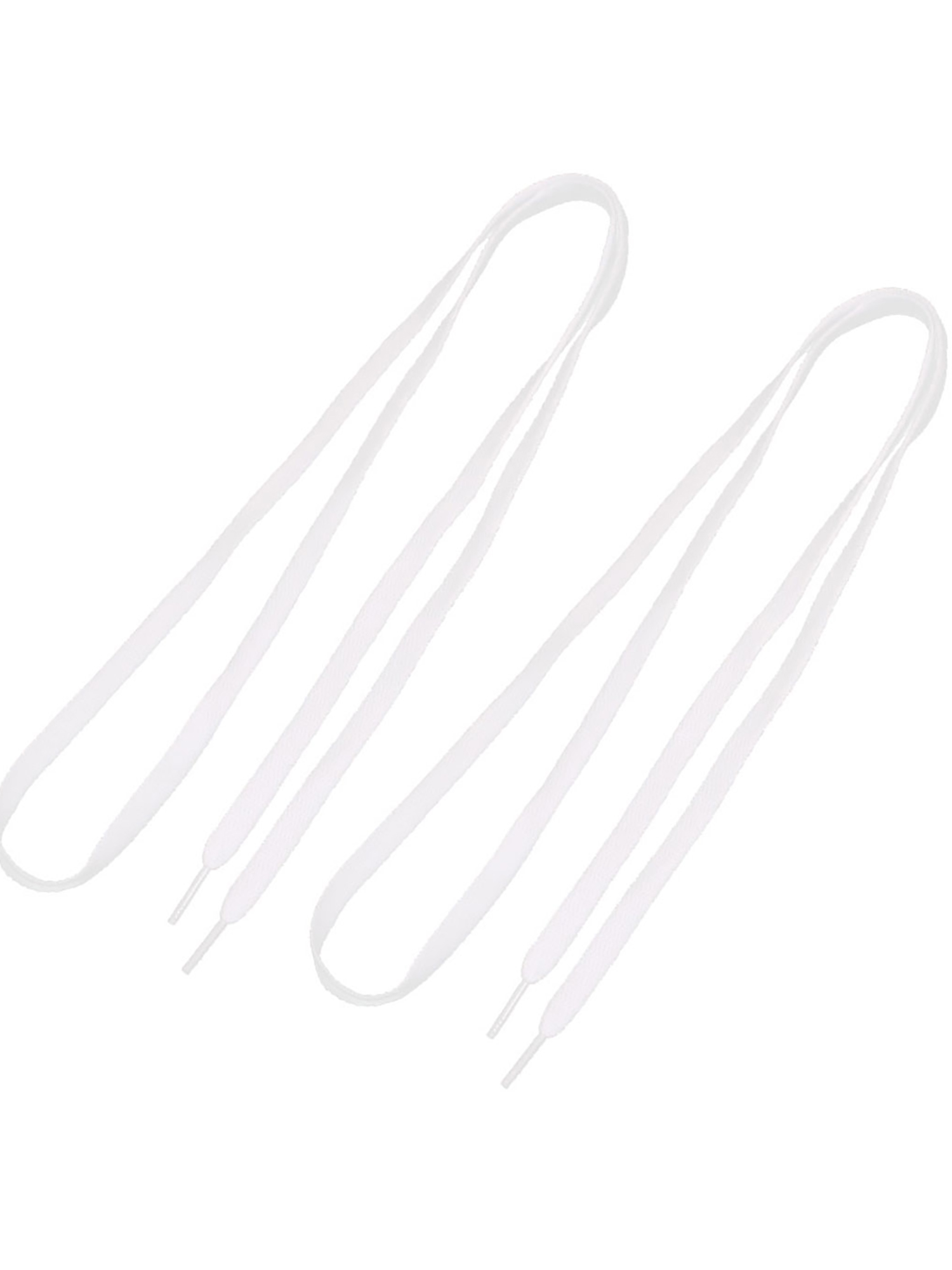 Allegra K Women's Plastic Tip Flat Shoelaces Shoe Lace String