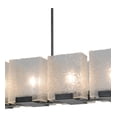 thumbnail image 3 of Meyda Tiffany 135816 Ice Cube 8 Light 78" Wide Linear Chandelier - Nickel / Custom /, 3 of 7