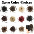 thumbnail image 5 of MORICA Tousled Updo Messy Bun Hair Piece Extension with Elastic Rubber Band Synthetic Scrunchies Ponytail for Women, 5 of 5