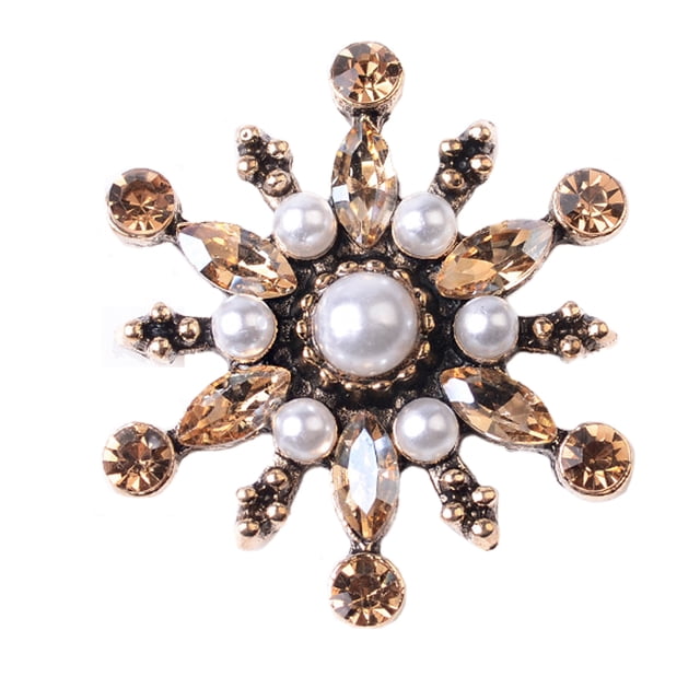 Jumpingount Botones de diamantes de imitación de perlas, sombreros de Metal para festivales, Clip para zapatos, joyería DIY, accesorios para Ropa, zapatos y accesorios Miscelánea Tipo 3 Jumpingount AP015903-03
