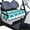 Ocean-31, variant on Colorful Floral Pattern Golf Cart Seat Cover 51" x 31" Universal Fit Front Bench Protector Fits Most Golf Cart Models