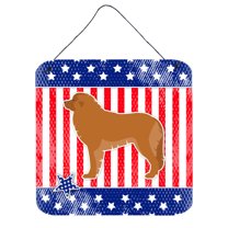 Carolines Treasures BB3358DS66 USA Patriotic Leonberger Wall or Door Hanging Prints
