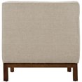 thumbnail image 3 of Armchair Accent Chair, Beige, Fabric, Mid Century Living Lounge Cafe Lobby Hospitality Restaurant, Modern Contemporary HB32722, 3 of 5