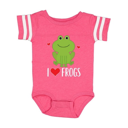 

Inktastic I Love Frogs Gift Gift Baby Boy or Baby Girl Bodysuit