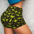 thumbnail image 4 of Xecao Cute Dinosaurs (2) Print Workout Shorts for Women Soft Smooth Gym Yoga Scrunch Active Tennis Workout Running Shorts, 4 of 9