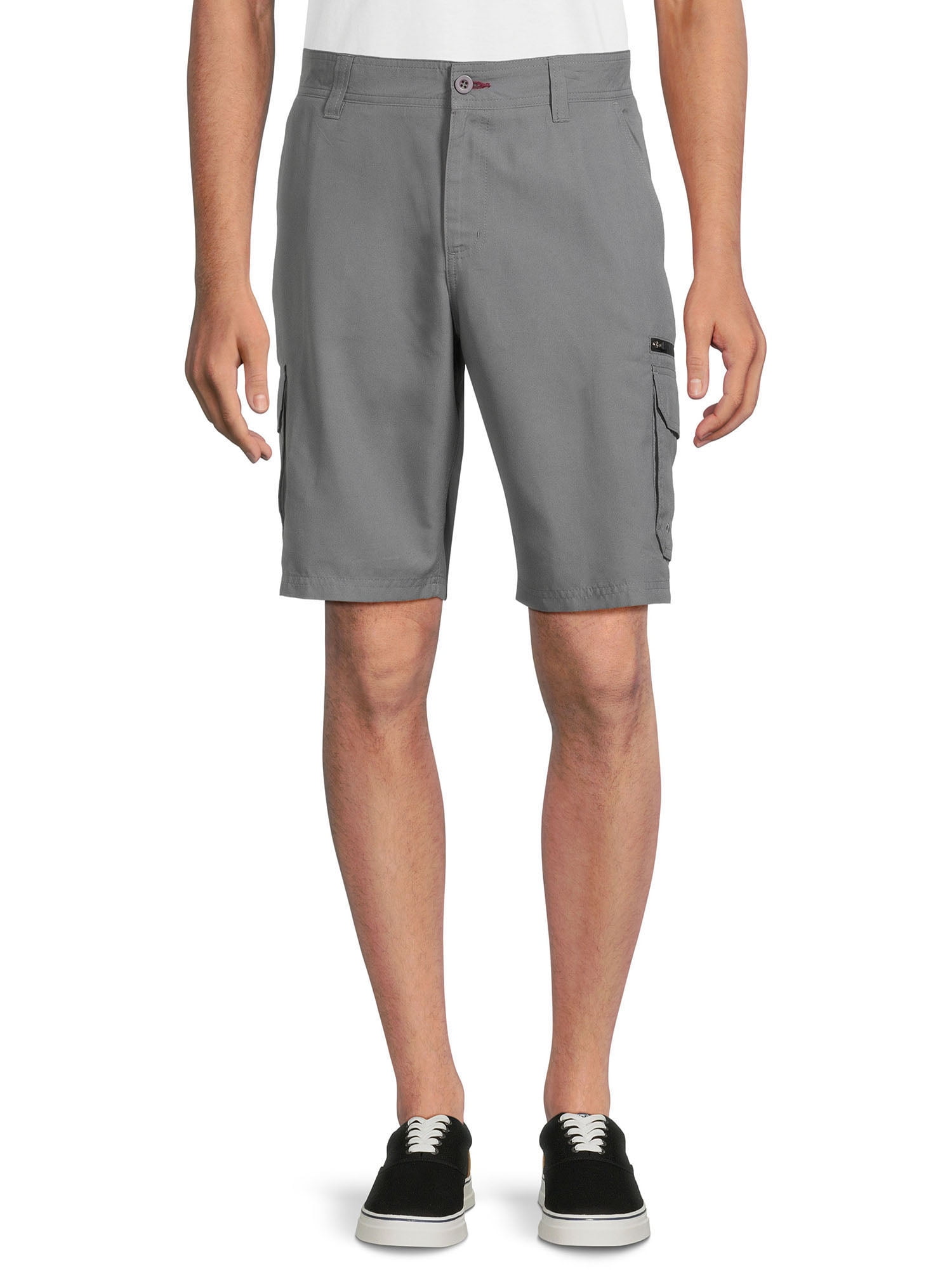 Burnside Men's Microfiber 10" Cargo Shorts, Waist Sizes 30"40", Mens