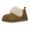 Chestnut, variant on Women's Genuine Suede Shearling Ankle Moccasin Booties Slippers Boots Memory Foam Indoor Outdoor Chestnut 7 M US
