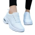 thumbnail image 3 of NOKIO Womens Running Shoes Non Slip Womens Tennis Shoes Womens Walking Shoes Mesh Air Cushion Sneakers for Gym Workout Sports Thick Sole Non Slip Fly Woven Mesh Breathable Comfortable Shoes, 3 of 9