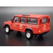 Open Box LAND ROVER DEFENDER 110 ROYAL MAIL POST BUS 1/64 SCALE DIORAMA DIECAST MODEL CAR