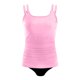 thumbnail image 5 of Conjunto de Bikini de Cintura Alta para Mujeres sin Mangas Sólido, Empujable Acolchado Traje de Baño de Corte Alto Ropa de Playa de Verano, 5 of 6