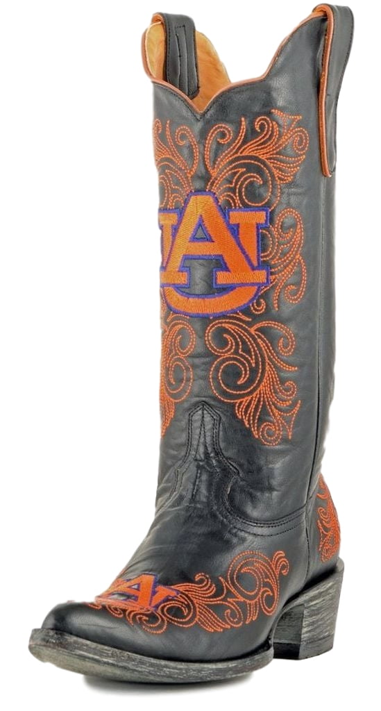Gameday Boots Womens College Auburn Tigers Black Orange AUB-L040-2 by GameDay Boots