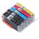 thumbnail image 2 of Multi Colors Cartridge with Ink Inkjet Cartridge Replacement Printer Accessories for PIXMA 5 Colors (BK BK C M Y), 2 of 5