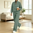 thumbnail image 2 of successthop Sweatsuits for Women with Zipper 2 Piece Long Sleeve Sweatshirt Fleece Sweatpant Solid Tracksuit with Pocket, 2 of 6