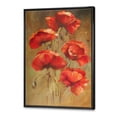 thumbnail image 5 of Blooming Vintage Poppies I 12 in x 20 in Framed Painting Canvas Art Print, by Designart, 5 of 5