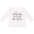 thumbnail image 3 of Inktastic Though She Be but Little Shakespeare Quote Boys or Girls Long Sleeve Toddler T-Shirt, 3 of 5