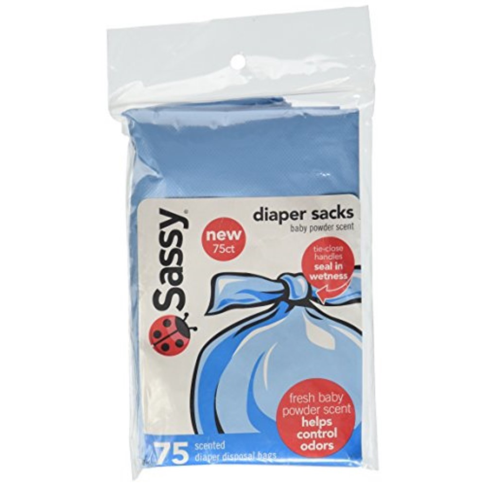 Sassy 75 Count Disposable Diaper Sacks