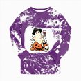 thumbnail image 6 of CAUYDY Girls Boys Halloween Cartoon Pajamas Cute Soft Long Sleeve Graphic Nighty PJS 2PCS Sleepwear Set,4Y, 6 of 8