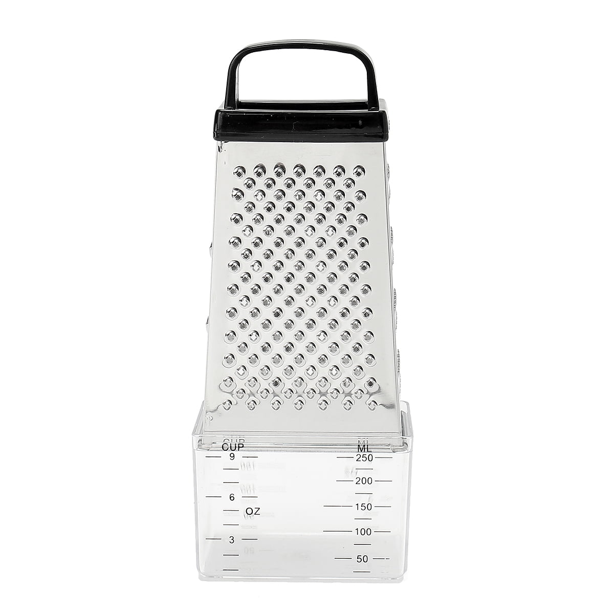 Box Grater 4Sided Stainless Steel Grater for Parmesan vegetablepeeler Cheese Vegetable Grater