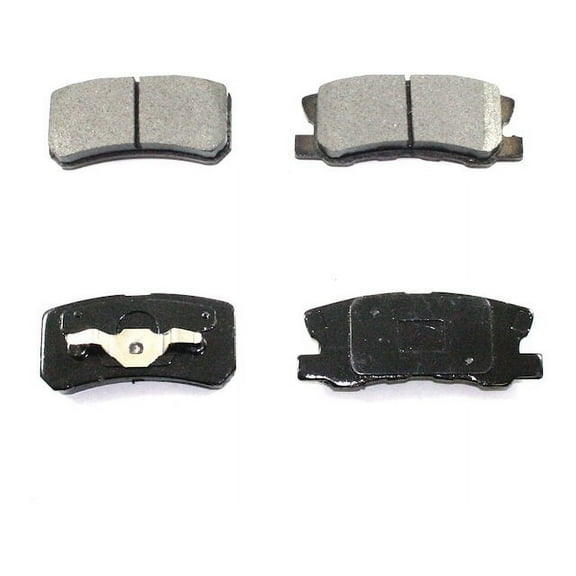 Rear Brake Pad Set - Compatible with 2008 - 2015 Mitsubishi Lancer 2009 2010 2011 2012 2013 2014
