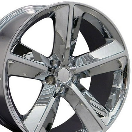 20 Inch Challenger SRT Wheel Fits: Dodge Challenger Charger SRT8 Magnum Chrysler 300 SRT8 | DG05 Chrome 20x9 Rim Hollander