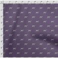 thumbnail image 4 of Soimoi Dog Printed, Poly Canvas Fabric, Decor Sewing Fabric by The Yard 56 Inch Wide,Decorative Fabric for Curtains Tote Bags, Purple, 4 of 5