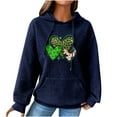 thumbnail image 2 of Qiopertar Chandail en Molleton à Manches Longues Col Rond Imprimé pour Femmes, Ample, Pull, Blouse en Solde, Livraison Gratuite à Moins de 5$, jusqu'à 90 % de Réduction, 2 of 4