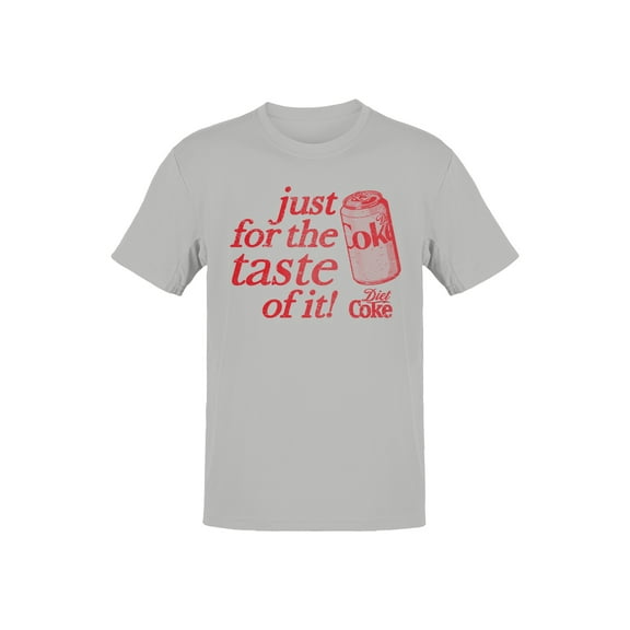 Officially Licensed Diet Coke Just for the Taste of Diet Coke Men's T-shirt
