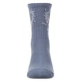 thumbnail image 6 of MeMoi Kids Unisex "Dripping Heart" Cotton Blend Novelty Crew Sock - Girls - Female, 2, Denim, 6 of 8