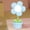 Blue, variant on Small Night Light, Portable LED Table Lamp, Mini Flower Decoration Eye-Care Soft Light Battery Powered Luminous Toy, Blue