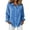 Blue, variant on Long Sleeve Shirts for Women ZDNIXIAN Women Leopard Print Collared Long Sleeve Button Down Shirt, Loose Casual Blouse, Relaxed Fit Printed Tunic Top