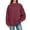 Y74-Red3, variant on PRfgtbd Neck Sweatshirt Women Oversized Pullover Long Sleeve Turtleneck Tops Solid Color Casual Comfort Fit Sweatshirts