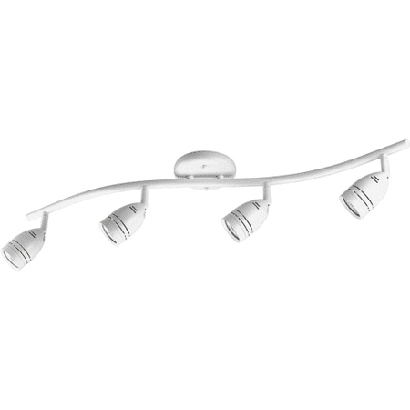 Progress Lighting P6163-WB Directional 4 Light Track Lighting Kit