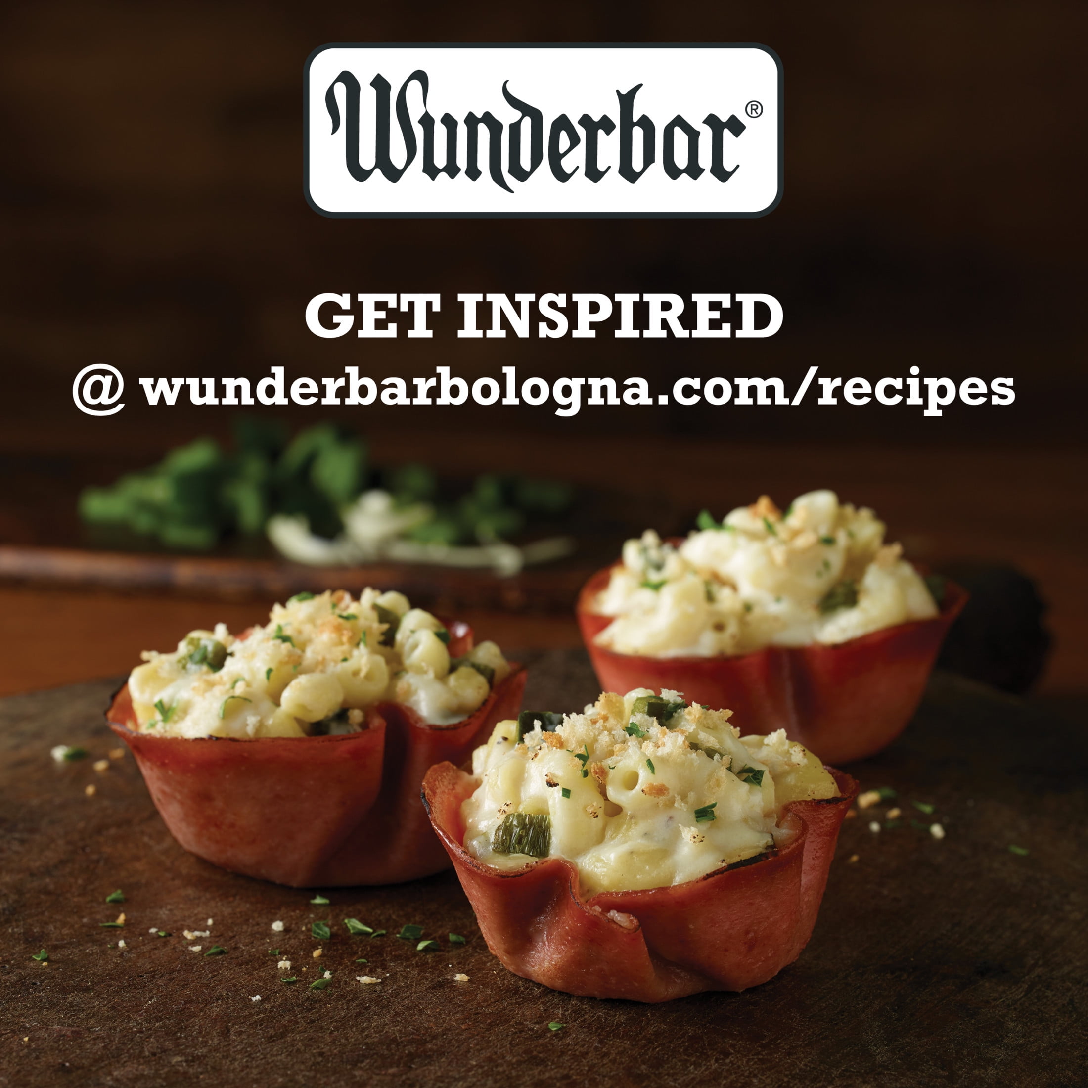 Wunderbar Sliced Fresh Lunch & Deli Meats, German Brand Bologna, Resealable Pouch