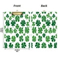thumbnail image 2 of 12.5" x 9" Acrylic Clipboard with Silver Metal Clip Office and Classroom Essential Shamrock Pattern, 2 of 7