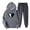 Dark Gray, variant on Jogger Sets for Women 2 Piece Baggy Fit Funny Heart Print Track Suits Soft Solid Color Oversize Workout Sport Gym Vacation Travel Casual Comfortable Lounge Sweatsuits Set with Pockets