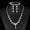 White, variant on VMENG YZYI Luxury Zirconia Necklace Earrings Bracelet Jewelry Set for Women, Noble Crystal White Necklace Earrings Bracelet Jewelry, Bridal Wedding Party Banquet Gift