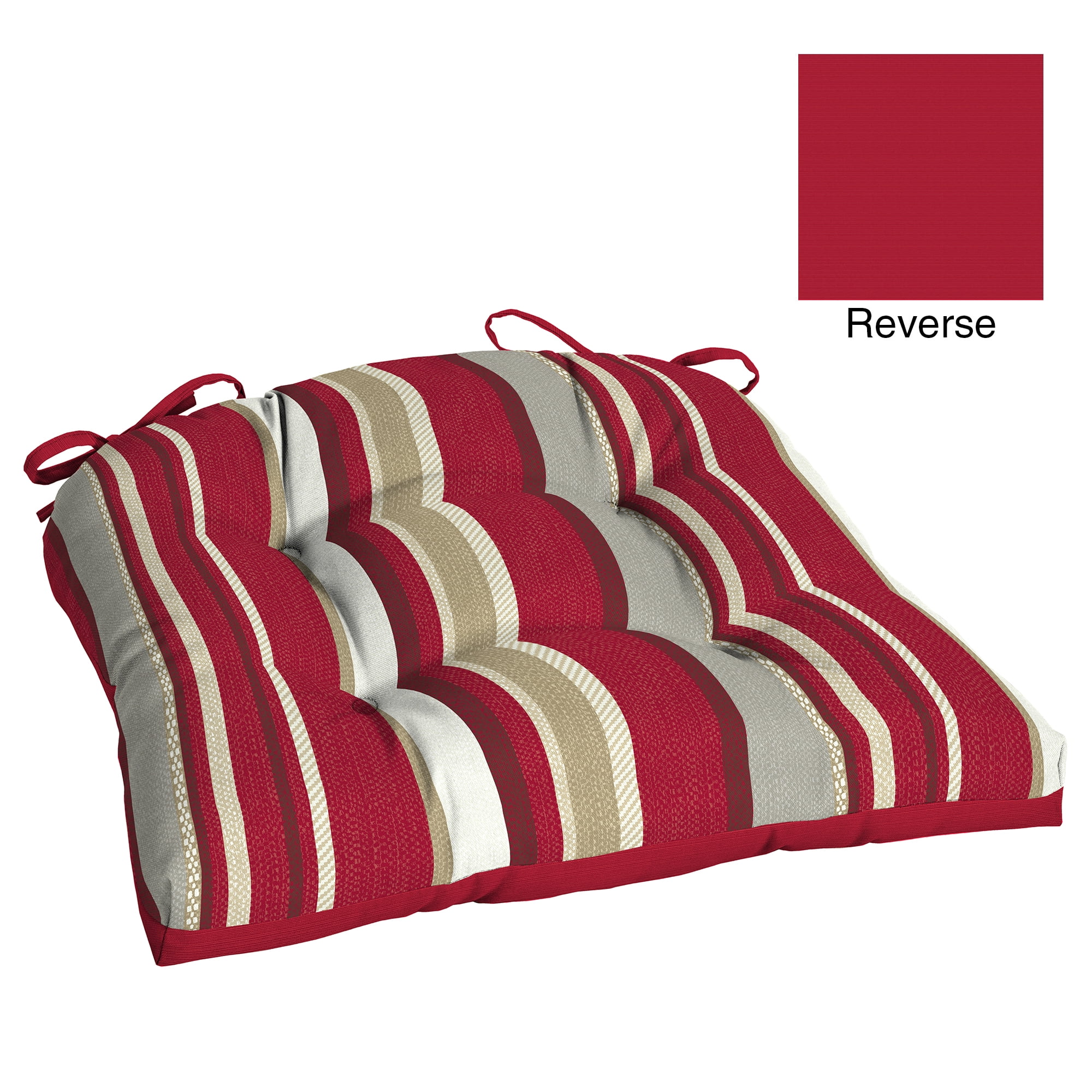 Better Homes And Gardens Izmir Stripe Outdoor Wicker Seat Cushion Com