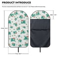 thumbnail image 7 of Chririnla Front Seat Cover Machine Washable Microfiber, Compatible with Van Truck Seat, for Cars Trucks SUVs, Green Frog Mushroom, 7 of 7