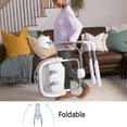 thumbnail image 5 of Ingenuity Anyway Sway 5-Speed Multi-Direction Portable Foldable Baby Swing & Infant Seat with Vibrations, Nature Sounds, 0-9 Months 6-20 lbs (Spruce), 5 of 5
