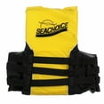 thumbnail image 4 of Seachoice Level 70 Life Jacket, Deluxe Adjustable 4-Belt Ski Vest, Yellow and Black, Size XXL/XXXL, 50-60 In. Chest, 4 of 5