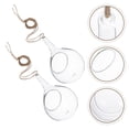 thumbnail image 3 of NUOLUX 2pcs Hanging Hydroponic Vases Hanging Glass Terrarium Flowerpot Plant Bottle, 3 of 3